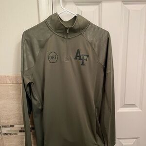 US Air Force Fanatics Olive Green Pullover